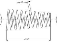 Arc spiral puntea spate (MONSP2596 MONROE) MAZDA