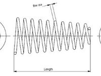 Arc spiral puntea spate (MONSP3744 MONROE) HYUNDAI,KIA