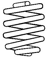 Arc spiral VW LUPO (6X1, 6E1) (1998 - 2005) SACHS 996 554 piesa NOUA