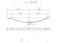 Arc SUPLIMENTAR sprinter,vw lt (foaie intarire arc) - PRODUS NOU- TVA INCLUS