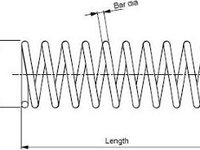 Arc suspensie spiral DACIA LOGAN LS MONROE SP3486