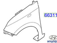 Aripa fata cu orificiu semnal (O) HYUNDAI i10 19-