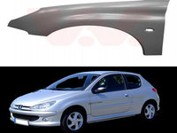 Aripa fata Stanga Aftermarket NOU Peugeot 206 1 (facelift) 2002 2003 2004 2005 2006 2007 2008 2009 4028657 10-579-325