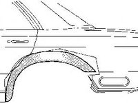 Aripa interior OPEL OMEGA A combi (66_, 67_), OPEL OMEGA A (16_, 17_, 19_) - VAN WEZEL 3712447