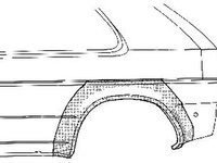 Aripa spate FORD FIESTA III GFJ VAN WEZEL 1837146