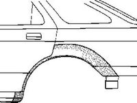 Aripa spate FORD MONDEO II BAP VAN WEZEL 1825148 PieseDeTop