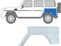 Aripa spate Mercedes Clasa G 5-Usi (W460) 05.1979-08.1989 Mercedes Clasa G 5-Usi (W461/463) 09.1989-2002, Pentru Modelul In 5 Usi, Partea Dreapta