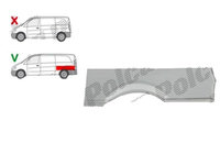 Aripa spate Mercedes Vito /Viano (W639), 01.2003-10.2010 Model Lung, parte montare stanga, 50408313, Aftermarket