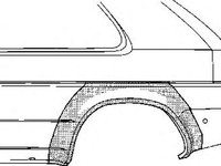 Aripa spate NISSAN MICRA II K11 VAN WEZEL 3305146