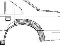 Aripa spate OPEL VECTRA B 36 VAN WEZEL 3766147 PieseDeTop