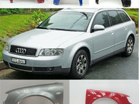 Aripa stanga fata NOUA vopsita ORICE CULOARE Audi A4 B6 an fabricatie 2000 2001 2002 2003 2004