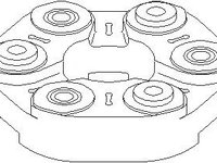 Articulatie, cardan BMW 1 (E81), BMW 3 limuzina (E90), BMW 3 Touring (E91) - TOPRAN 501 591