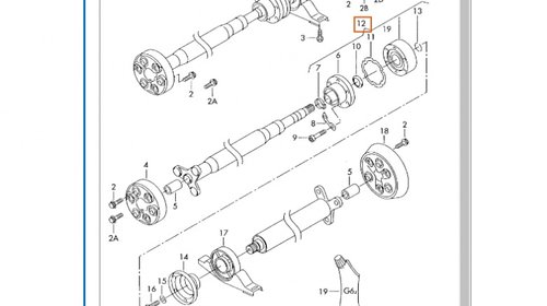 Articulatie cardan VW GOLF IV 4x4 1J0598331