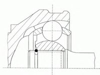 Articulatie, planetara AUDI 80 (8C, B4) (1991 - 1994) LÖBRO 301106