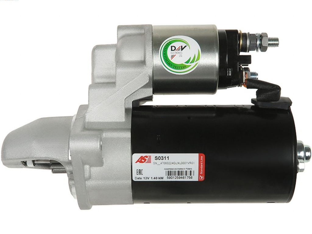 AS-PL starter S0311 model VAUXHALL CORSA