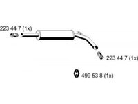 Asmet toba intermediara pt vw polo(6n) mot diesel