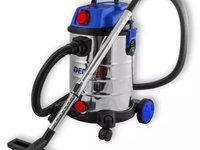 Aspirator de atelier pentru lucru pentru suprafeţe uscate şi umede 1400w 30l