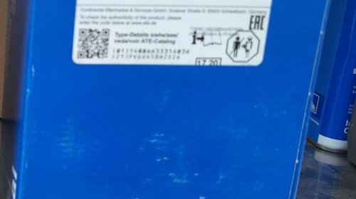 ATE 607242 - Set placute frana punte fata, franare pe disc, inclusiv contact avertizare uzura, produs NOU