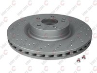 Ate disc frana fata cu r350mm pt mercedes s-class(w221) cu pachet sport