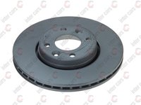 Ate set 2 discuri frana punte fata pt dacia, nissan, renault