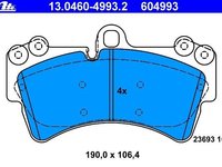 Ate set placute frana fata pt audi q7,vw touareg,porsche cayenne