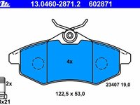 Ate set placute frana fata pt citroen c2 ,c3