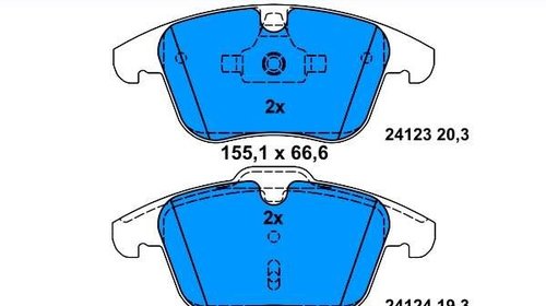 Ate set placute frana fata pt ford mondeo 4,g