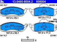 Ate set placute frana fata pt mercedes m-class(w163)