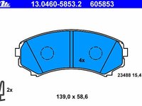 Ate set placute frana fata pt mitsubishi grandis,pajero