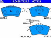 Ate set placute frana fata pt vw transporter 4