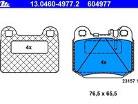 Ate set placute frana spate pt mercedes m-class(w163)