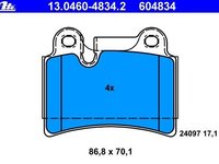 Ate set placute frana spate pt vw touareg