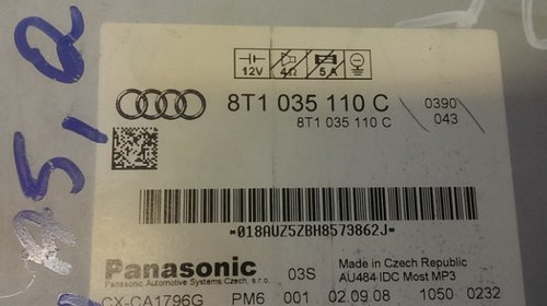 AUDI A4 A5 Q5 CD/MP3 MMI 2G Changer 8T1035110C