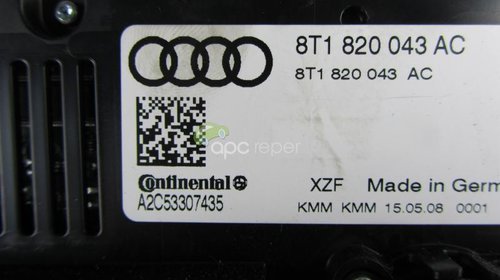 Audi A5 8T A4 8K Climatronic doua zone Original 8T1 820 043AC