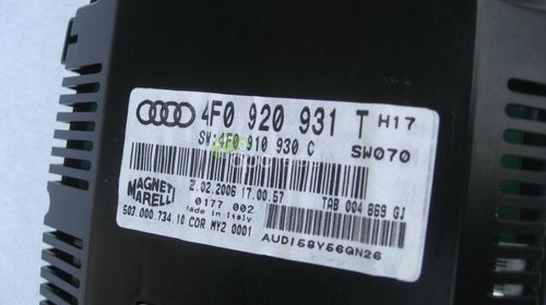 Audi A6 4f Allroad Ceasuri Bord Cluster Color Benzina