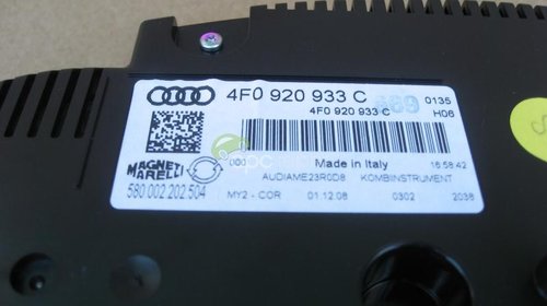 Audi A6 4f S6 4f Ceasuri Bord Motorizari Benzina