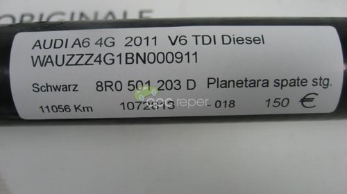 Audi A6 4G A7 A8 4H Q5 Planetara spate 8R001203D / 204D