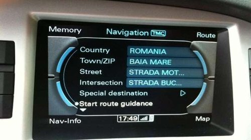 AUDI A6 DVD NAVIGATIE HARTI ROMANIA EUROPA