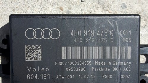 Audi A8 4H A6 4G C7 MODUL SENZORI PARCARE ECU