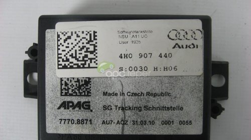 Audi A8 A7 A6 4G Calculator Ptr Localizare Au