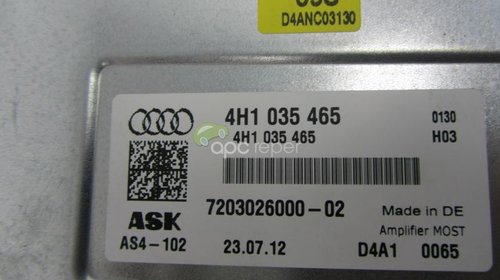 Audi A8 / S8 4H Sistem Complet B&O Original