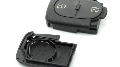 Audi - carcasă cheie cu 2 butoane, baterie 2032 - CARGUARD CC043
