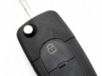 Audi - Carcasa cheie tip briceag cu 2 butoane - baterie 1616