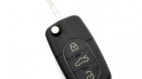 Audi - Carcasa cheie tip briceag cu 3 butoane