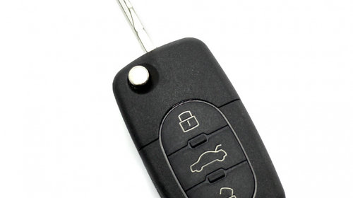 Audi - Carcasa cheie tip briceag cu 3 butoane