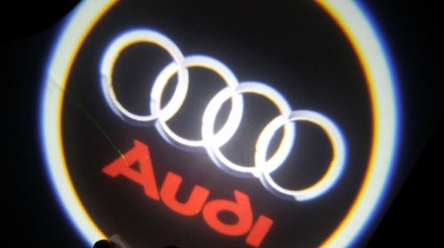 AUDI LAMPI CU LOGO PENTRU PORTIERE