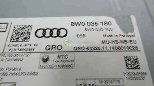 Audi Multimedia A4 8W B9 Original cod 8W0035180