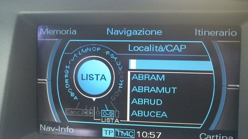 Audi navigatie gps actualizare harta A3,A4,A5,A6,A8,Q7 Navi MMI / RNSE