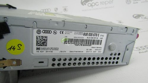 Audi Q3 8U / RS Q3 Audi Multimedia mmi 3G+ cod 8U0035670E