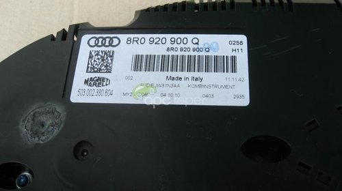 Audi Q5 8R Ceasuri Bord Diesel Cluster Color cod 8R0920900Q